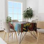 Australia Possum Tablecloth Aboriginal Art Mix Aussie Opal