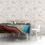 Australia Possum Tablecloth Aboriginal Art Mix Aussie Opal