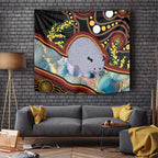Australia Possum Tapestry Aboriginal Art Mix Aussie Opal