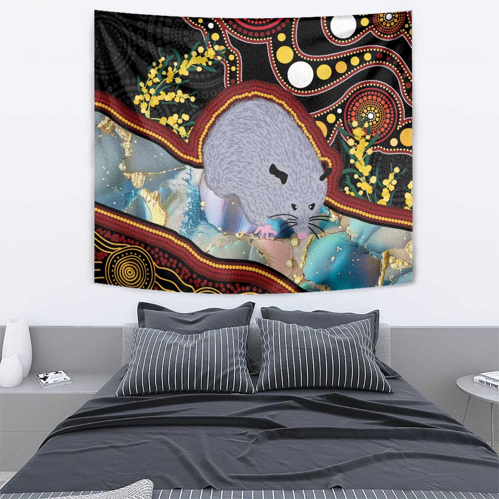 Australia Possum Tapestry Aboriginal Art Mix Aussie Opal