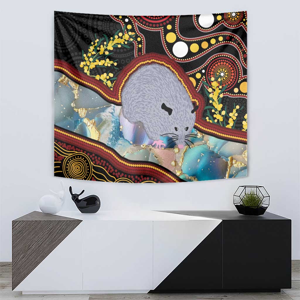 Australia Possum Tapestry Aboriginal Art Mix Aussie Opal