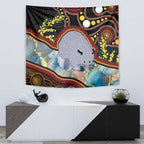 Australia Possum Tapestry Aboriginal Art Mix Aussie Opal