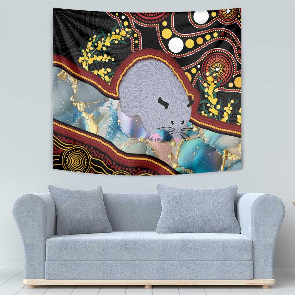 Australia Possum Tapestry Aboriginal Art Mix Aussie Opal