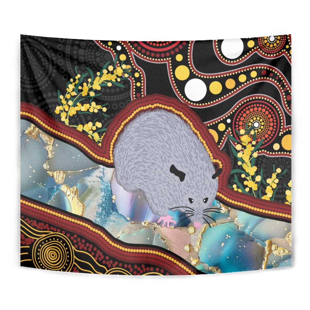 Australia Possum Tapestry Aboriginal Art Mix Aussie Opal