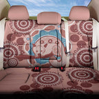Blush Pink Australia Possum Back Car Seat Cover Indigenous Art