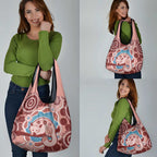 Blush Pink Australia Possum Grocery Bag Indigenous Art
