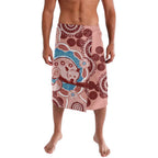 Blush Pink Australia Possum Lavalava Indigenous Art