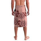 Blush Pink Australia Possum Lavalava Indigenous Art