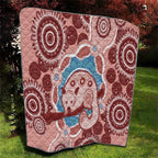 Blush Pink Australia Possum Quilt Indigenous Art