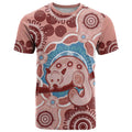 Blush Pink Australia Possum T Shirt Indigenous Art