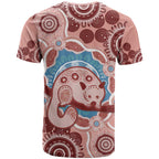 Blush Pink Australia Possum T Shirt Indigenous Art