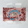 Blush Pink Australia Possum Tablecloth Indigenous Art