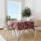 Blush Pink Australia Possum Tablecloth Indigenous Art