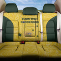 Custom Australia Socceroos Back Car Seat Cover Go Aussie Marble Pattern Sporty Style
