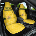 Custom Australia Socceroos Car Seat Cover Go Aussie Marble Pattern Sporty Style