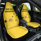 Custom Australia Socceroos Car Seat Cover Go Aussie Marble Pattern Sporty Style