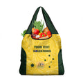 Custom Australia Socceroos Grocery Bag Go Aussie Marble Pattern Sporty Style