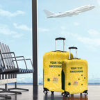 Custom Australia Socceroos Luggage Cover Go Aussie Marble Pattern Sporty Style