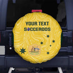 Custom Australia Socceroos Spare Tire Cover Go Aussie Marble Pattern Sporty Style