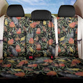 Australia Black Cockatoo And Banksia Flowers Back Car Seat Cover