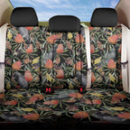 Australia Black Cockatoo And Banksia Flowers Back Car Seat Cover