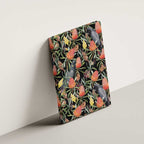 Australia Black Cockatoo And Banksia Flowers Canvas Wall Art