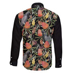 Australia Black Cockatoo And Banksia Flowers Family Matching Short Sleeve Bodycon Dress and Hawaiian Shirt
