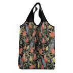 Australia Black Cockatoo And Banksia Flowers Grocery Bag