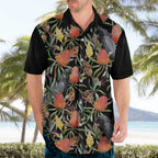 Australia Black Cockatoo And Banksia Flowers Hawaiian Shirt