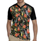 Australia Black Cockatoo And Banksia Flowers Rugby Jersey