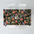 Australia Black Cockatoo And Banksia Flowers Tablecloth