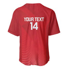 Suns Football Custom Baseball Jersey Gold Coast Est 2009 Deep Red - Aussie Hoodie