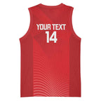 Suns Football Custom Basketball Jersey Gold Coast Est 2009 Deep Red - Aussie Hoodie