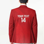 Suns Football Custom Blazer Gold Coast Est 2009 Deep Red - Aussie Hoodie