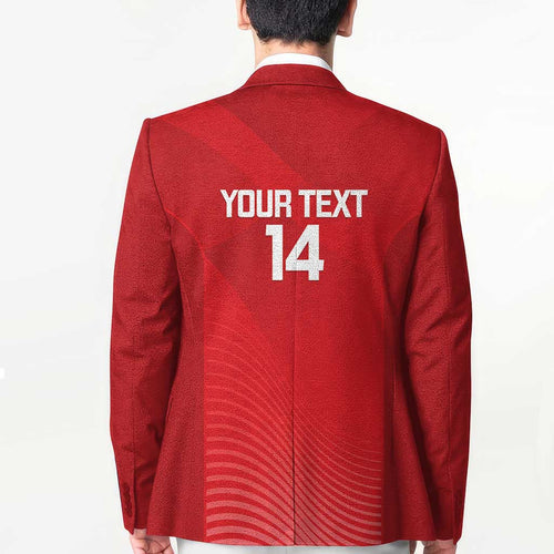 Suns Football Custom Blazer Gold Coast Est 2009 Deep Red - Aussie Hoodie