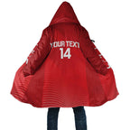 Suns Football Custom Cloak Gold Coast Est 2009 Deep Red - Aussie Hoodie