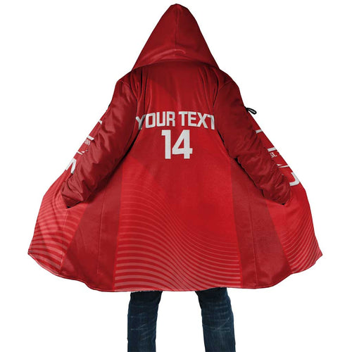 Suns Football Custom Cloak Gold Coast Est 2009 Deep Red - Aussie Hoodie