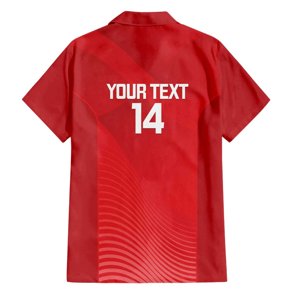 Suns Football Custom Family Matching Off The Shoulder Long Sleeve Dress and Hawaiian Shirt Gold Coast Est 2009 Deep Red - Aussie Hoodie