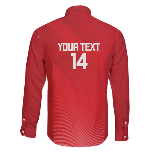 Suns Football Custom Family Matching Off The Shoulder Long Sleeve Dress and Hawaiian Shirt Gold Coast Est 2009 Deep Red - Aussie Hoodie