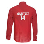 Suns Football Custom Family Matching Short Sleeve Bodycon Dress and Hawaiian Shirt Gold Coast Est 2009 Deep Red - Aussie Hoodie