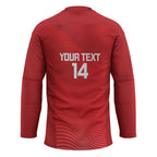 Suns Football Custom Hockey Jersey Gold Coast Est 2009 Deep Red - Aussie Hoodie