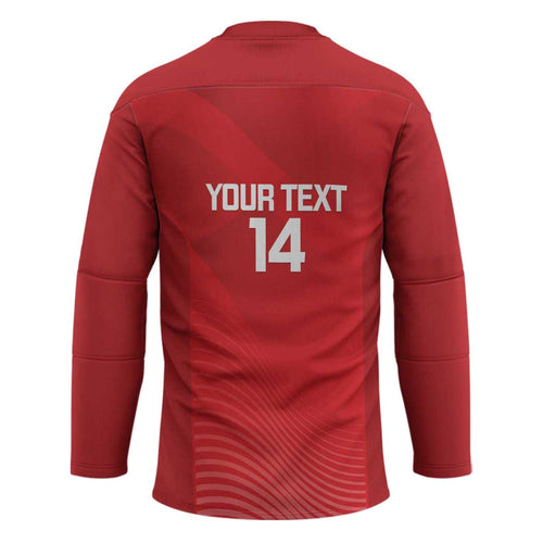 Suns Football Custom Hockey Jersey Gold Coast Est 2009 Deep Red - Aussie Hoodie
