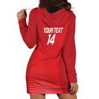 Suns Football Custom Hoodie Dress Gold Coast Est 2009 Deep Red - Aussie Hoodie