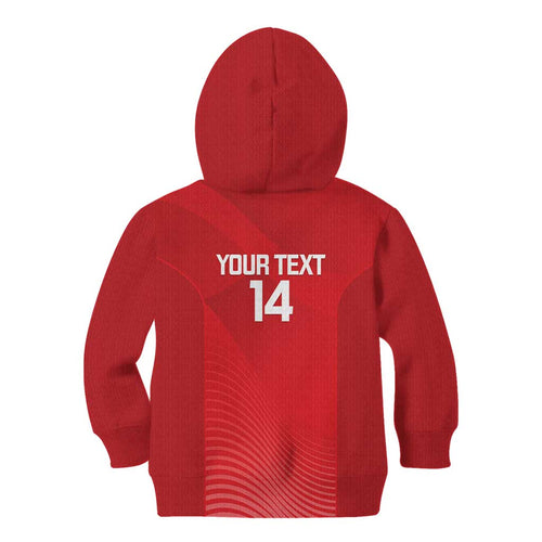 Suns Football Custom Kid Hoodie Gold Coast Est 2009 Deep Red - Aussie Hoodie