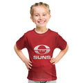 Suns Football Custom Kid T Shirt Gold Coast Est 2009 Deep Red - Aussie Hoodie