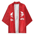 Suns Football Custom Kimono Gold Coast Est 2009 Deep Red - Aussie Hoodie