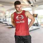Suns Football Custom Men Tank Top Gold Coast Est 2009 Deep Red - Aussie Hoodie