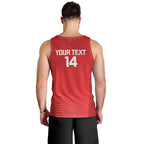 Suns Football Custom Men Tank Top Gold Coast Est 2009 Deep Red - Aussie Hoodie