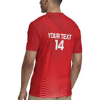 Suns Football Custom Rugby Jersey Gold Coast Est 2009 Deep Red - Aussie Hoodie