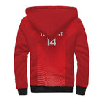 Suns Football Custom Sherpa Hoodie Gold Coast Est 2009 Deep Red - Aussie Hoodie